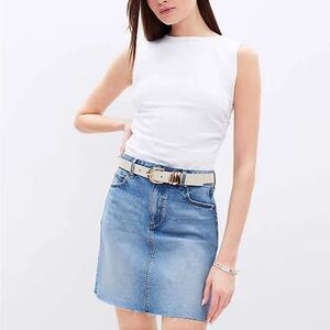 Loft denim skirt